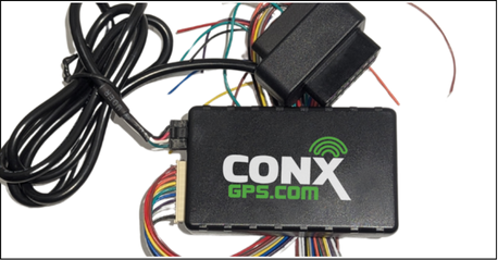 An obd gps device on top of wires
